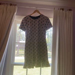 floral dress with zipper